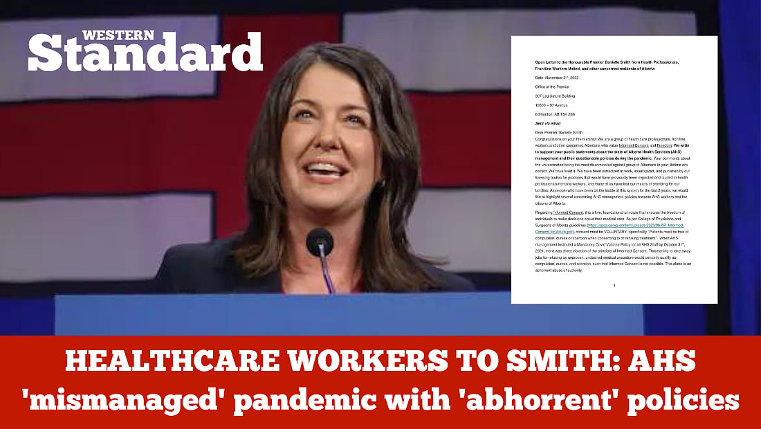 HEALTHCARE WORKERS TO SMITH: AHS 'mismanaged' pandemic with 'abhorrent ...