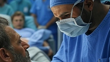 An AI rendering of a busy emergency department&nbsp;