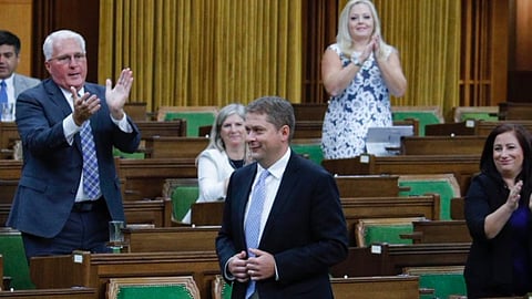 Andrew Scheer emissions cap Carney emissions cap