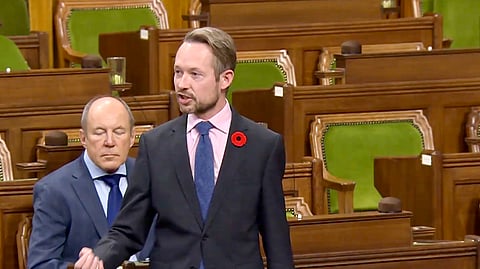 Conservative MP Michael Cooper speaks in the House of Commons
