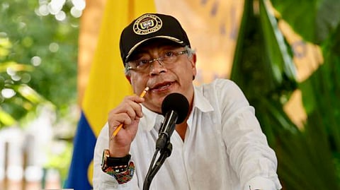 Colombian President Gustavo Petro