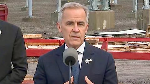 Canadian Prime Minister Mark Carney makes a major projects announcement in B.C.