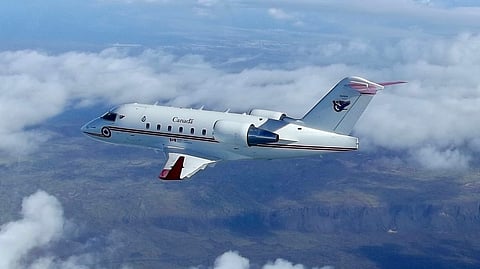 The CC-144 Challenger is used to transport government officials and foreign dignitaries.