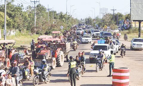 Cambodia villagers evacuate following clashes along the border with Thailand