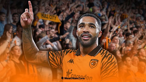 Callum Wilson in a Hull City shirt