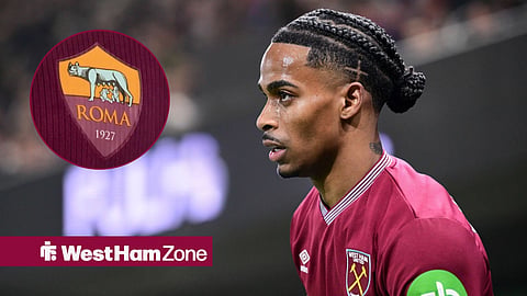 West Ham United forward Crysencio Summerville 7 during the Premier League match between Fulham and West Ham United at Craven Cottage