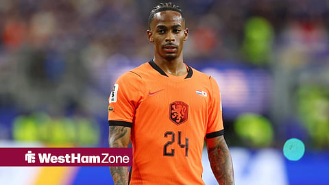 Crysencio Summerville in action for the Netherlands against Japan at the 2026 World Cup.