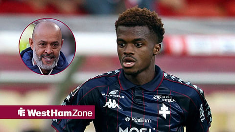 West Ham target Alpha Toure and Nuno Espirito Santo in inset.