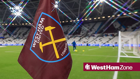 General shot of a corner flag at West Ham United's London Stadium