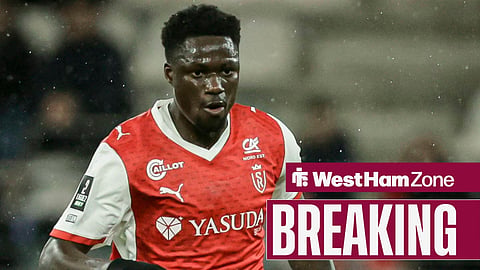 Mory Gbane playing for Reims