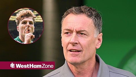 Main image of Chris Sutton and Arne Engels' face in a circular inset on the left