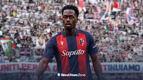 Soungoutou Magassa in a Bologna kit