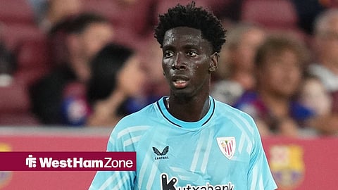 Adama Boiro playing for Athletic Bilbao