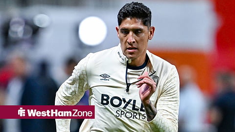Edson Alvarez training for West Ham