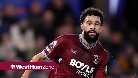 Pablo in action for West Ham United