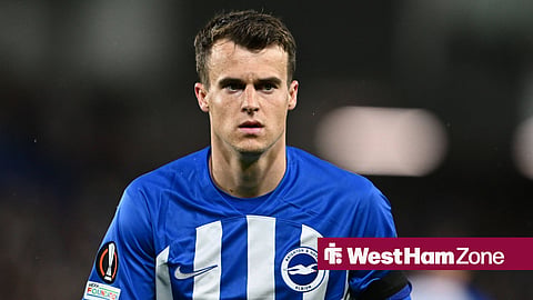 Solly March in Europa League action for Brighton 