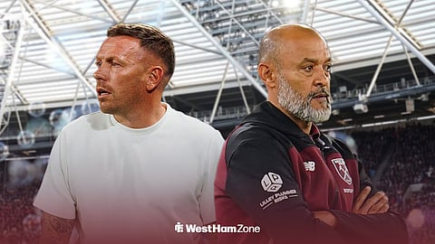 Wales manager Craig Bellamy and West Ham United manager Nuno Espirito Sano