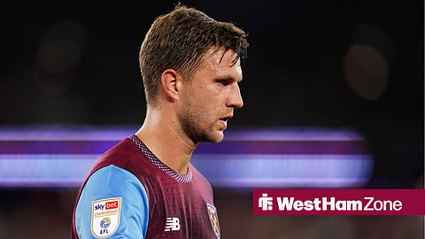 Joel Veltman playing for West Ham