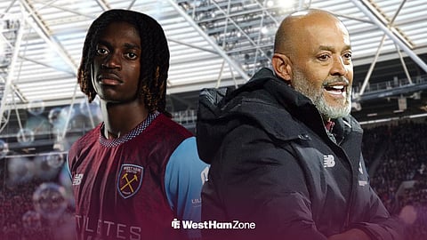 Jethro Medine and Nuno Espirito Santo at London Stadium