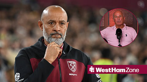 West Ham United manager Nuno Espirito Santo and Tony Pulis
