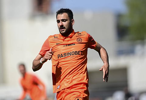 West Ham United target Gaetan Laborde while at Montpellier.