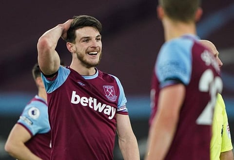 West Ham midfielder Declan Rice reveals 'shock' 2021 success