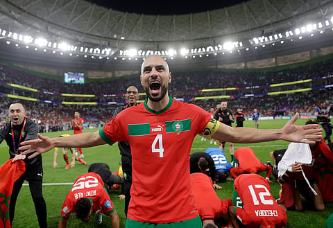 West Ham United keen on Sofyan Amrabat as Emmanuel Macron hails Morocco star