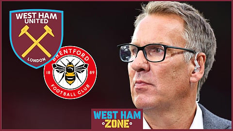 Paul Merson has predicted the result of the clash between West Ham and Brentford. 