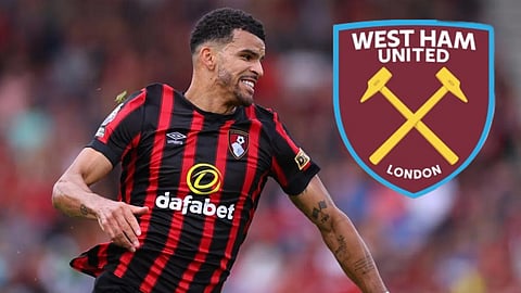 Bournemouth striker Dominic Solanke is reportedly a target for West Ham United