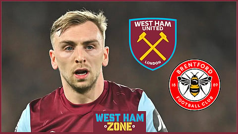 Jarrod Bowen scored his first West Ham hat-trick versus Brentford