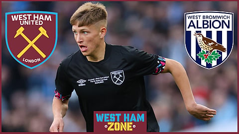 West Ham ace Callum Marshall is on loan at West Brom