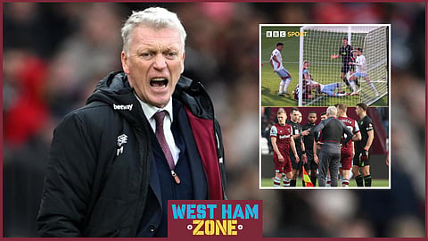 Tomas Soucek was denied a late winner for West Ham United. Credit: BBC Sport