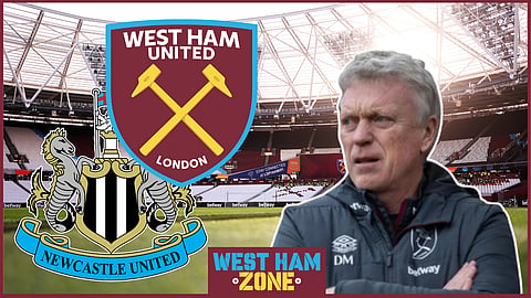 David Moyes saw his West Ham side suffer a defeat against Newcastle United