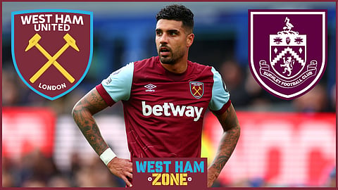 Emerson will be hoping to play for West Ham against Burnley