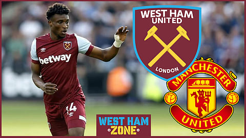Mohammed Kudus saw his celebration mimicked when West Ham United lost to Manchester United