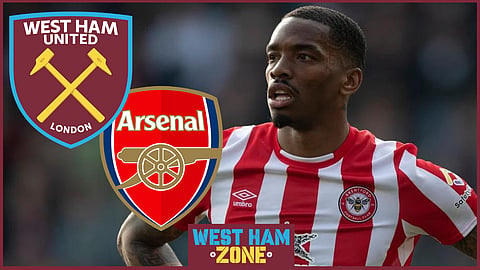 Brentford striker Ivan Toney has been linked with Arsenal and West Ham United