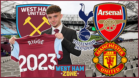 West Ham talent Dan Rigge is in high demand - Credit West Ham via X
