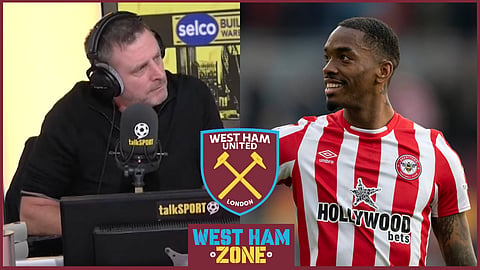 Darragh MacAnthony has lifted the lid on West Ham United's interest in Ivan Toney. 
Credit: talkSPORT