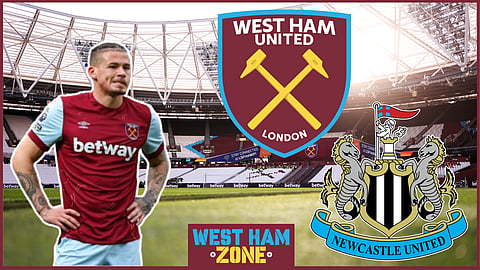 Kalvin Phillips concedes penalty in West Ham v Newcastle United