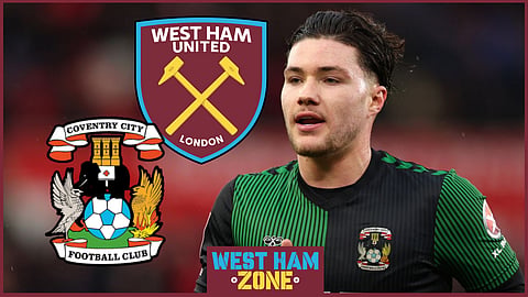 West Ham want Coventry midfielder Callum O'Hare