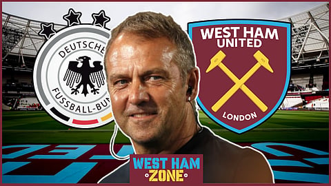 Germany boss Hansi Flick has emerged as the potential new West Ham manager
