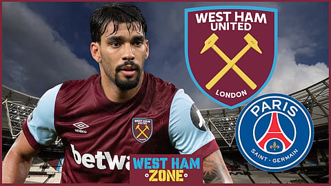 PSG want to sign Lucas Paqueta from West Ham.