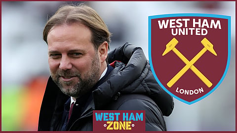 West Ham United transfers are handled by Tim Steidten