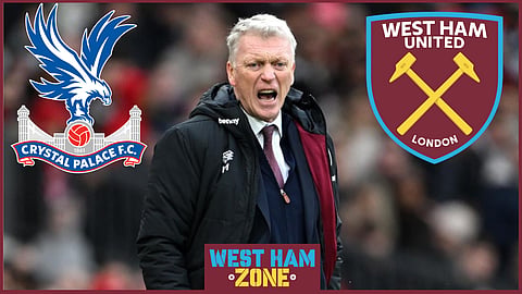 David Moyes watched his side struggle against Crystal Palace