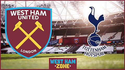 West Ham United and Tottenham face off in the Premier League