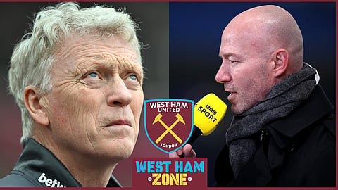 Alan Shearer has shared his verdict on West Ham United and David Moyes