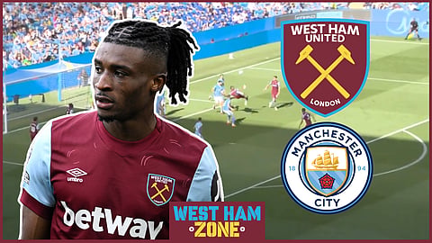 West Ham star Mohammed Kudus starred against Manchester City. 
Credit: Sky Sports Premier League