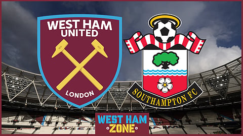 West Ham United are set to face Southampton on Thursday.