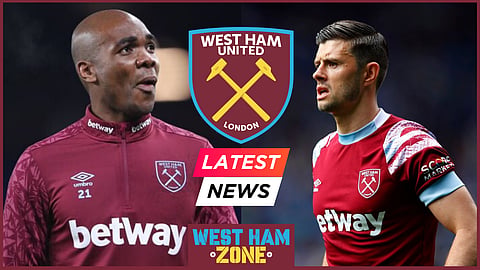 Aaron Cresswell and Angelo Ogbonna are nearing the end of their deal at West Ham United