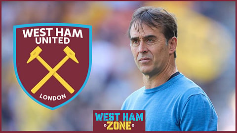 West Ham United boss Julen Lopetegui 